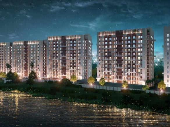 2 & 3 BHK Flats - Merlin Lakescape - Watta Place